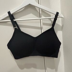 Knix Black Minimalist Wireless Bra